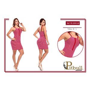 Women's M Authentic Pitbull Dress VE2045 Red